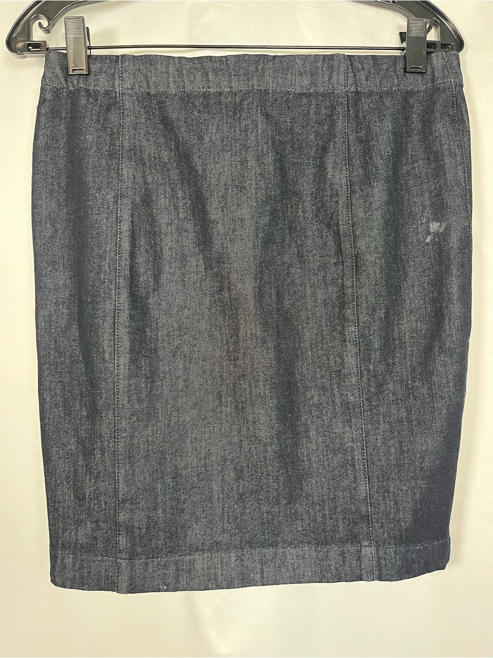 The row cotton blend denim mini skirt size small - Picture 3 of 4